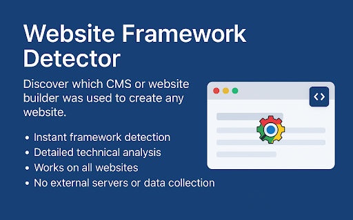 Website Framework Detector :: Detects CMS and website builder platforms like WordPress, Shopify, Wix, and Webflow
