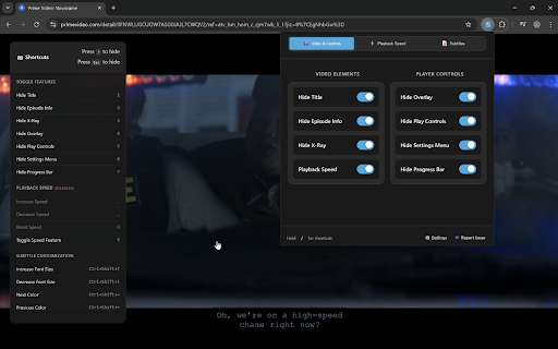 Prime Video Enhancer :: Enhance your Amazon Prime Video experience