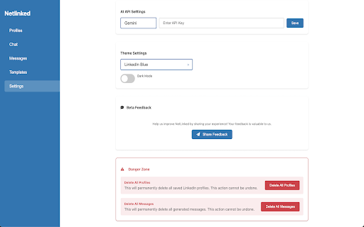 NetLinked :: Generate personalized LinkedIn connection messages using AI