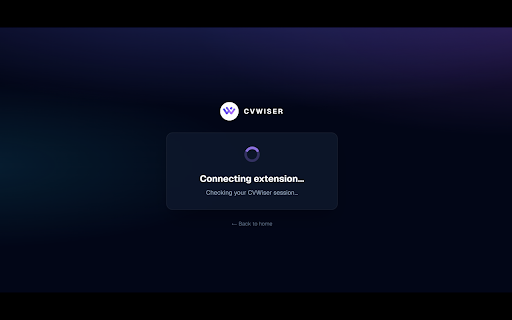CVWiser :: Capture job postings from career pages and create application packages in CVWiser.