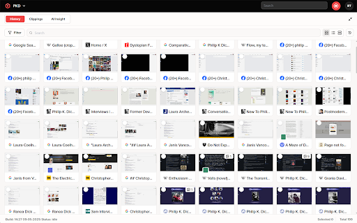 Ubikron :: Browser-based OSINT tool for tracking, tagging, and saving web investigations. Extracts entities and enriches content.