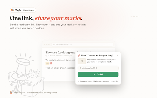 Pinpin Web Notes :: Comment, Pin & Highlight on Any Web Page