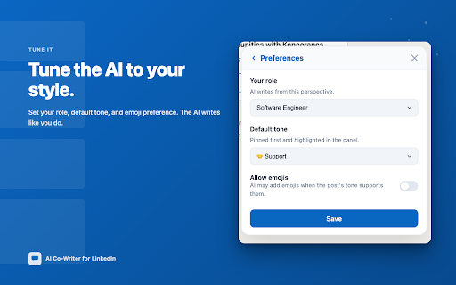 AI Co-Writer for LinkedIn :: AI-powered comment generation and post rewriting for LinkedIn.