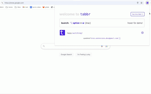 tabbr :: Slick tab management