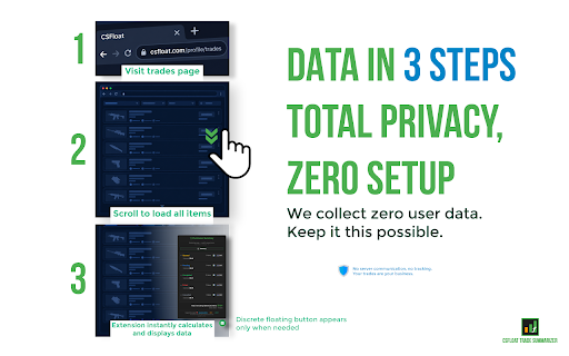 CSFloat Trade Summarizer :: A local utility that visually aggregates and summarizes your CSFloat trades by their official statuses.