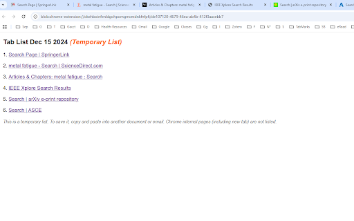 Super Scholar Search :: Search over 120 websites, add your own search page, site search(current URL), image search, cite(current URL) and TabList.