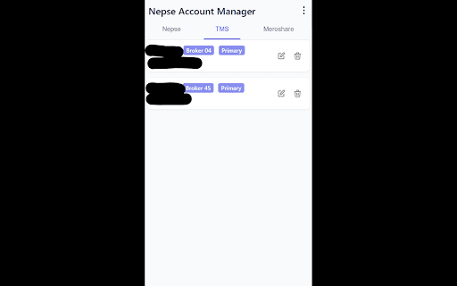 Nepse Dashboard :: Browser extension enhancing NEPSE TMS and Meroshare with live updates, login management, and auto-fill for better UX.