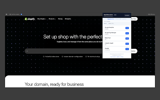 SaaS Detective :: Instantly identify the tech stack and SaaS tools used by any website.