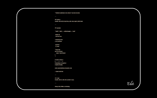 Blank New Tab :: Minimal markdown note-taking on every new tab. Write, preview, export. Blazing fast, distraction-free.