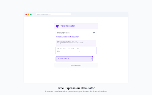 Time Calculator :: Comprehensive time calculations - add, subtract, compare times and dates, work hours, and more
