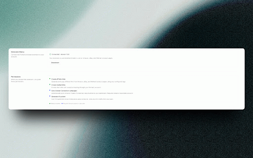 Pointerly Connect :: Create Amazon affiliate links, import Shop lists as bundles, sync Creator Connections and earnings.