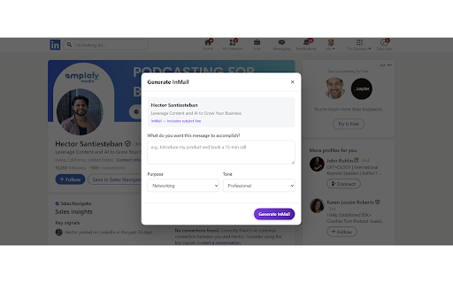 LinkedReply - AI LinkedIn Comments & Posts :: Draft LinkedIn comments, posts, connection messages, and replies with AI that matches your voice.