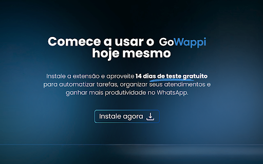 GoWappi :: Tudo que você precisa para usar o WhatsApp Web do seu jeito: atalhos, pastas, fluxos, agendamentos e muito mais.