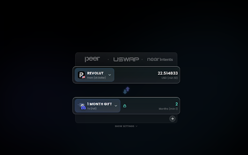 uSwap — Anything in, anything out: Verify Payments Securely :: uSwap in your browser — instant crypto swaps, fiat onramp payment capture, and checkout tools.