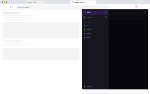 Taska — Task Manager & To-Do List :: Capture tasks from any webpage. Projects, priorities, reminders, Board & Calendar views. 6 premium themes.