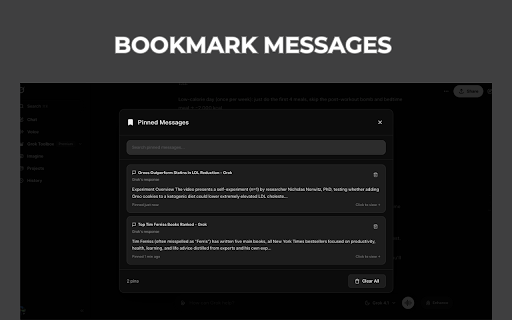 Toolbox for Grok :: Supercharge Grok with folders, chat export, prompt library, and AI prompt enhancement.