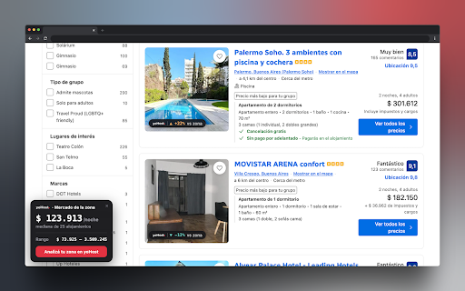yoHost — Análisis de Mercado STR :: Precio y ocupación de tu zona sobre cada anuncio de Airbnb y Booking. Análisis de mercado STR, gratis y de solo lectura.