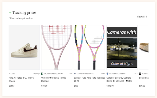 Nora :: Nora remembers everything you shop to turn online chaos into confident decisions