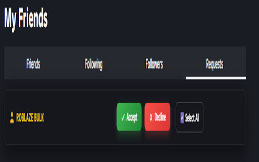 RoBlaze – Roblox Enhancer :: Roblox enhancer! Instant 1-click join, advanced server finder (low ping/empty/random), rejoin last server & bulk friends manager.