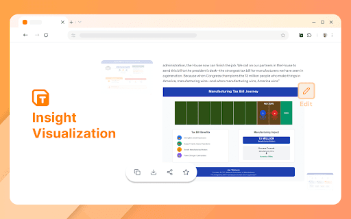 AI Visual Translator :: AI-powered extension that converts text into beautiful Visualizaiton.