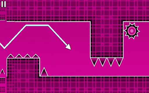 Space Waves Unblocked :: Play Space Waves Unblocked, Guide your ship through 33 wave levels, dodge walls and spikes, reach the portal.
