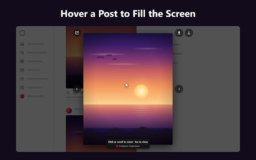 Instagram Augmenter :: Pro video controls for Instagram & Reels: progress bar, volume memory, speed, PiP, fullscreen, fit-to-screen, themes & shortcuts.