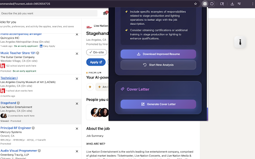 Joblo AI Resume Assistant :: Your smart assistant for tailoring resumes and applying for jobs.