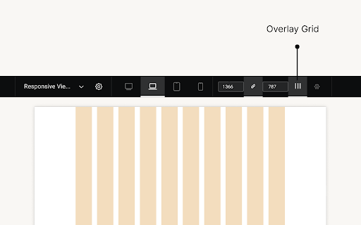 Responsive ViewPort for Elementor :: Display breakpoint widths and add grid to Elementor canvas