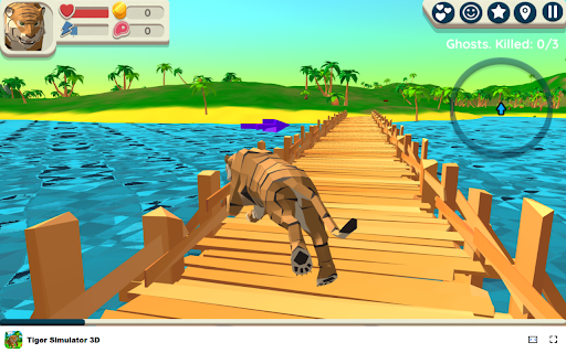 Tiger Simulator 3D Game - Hunt, gather, and feed your family in the jungle! :: Transform your new tab into an adventure with Tiger Simulator 3D: Hunt, build, and explore! 🐯