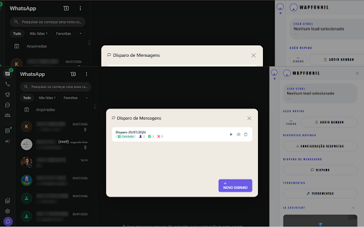 Wapfunnil :: Automação de funil de vendas para WhatsApp Web