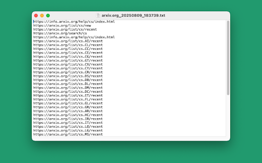 Link Klipper - Extract all links :: Extract all links on a webpage and export them to a file.