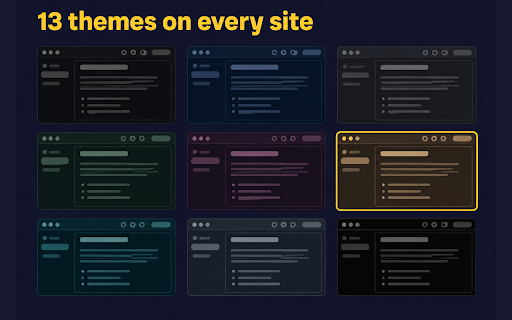 Dark Mode for Google Docs™ – Night Theme :: Real dark mode for Google Docs: dark pages, images keep true colors, no white flash. Plus 13 free themes on every site.