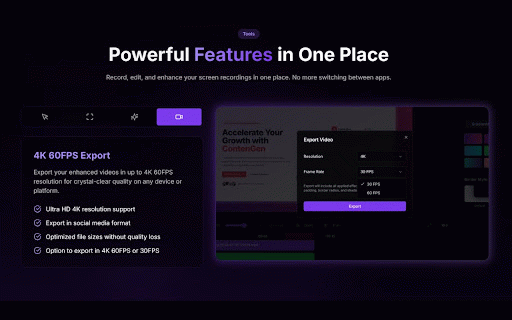 Videoyards - Screen Recorder with Custom Cursor & Auto Zoom :: Create stunning, professional-quality screen recordings effortlessly. Perfect for tutorials, product demos, and more.