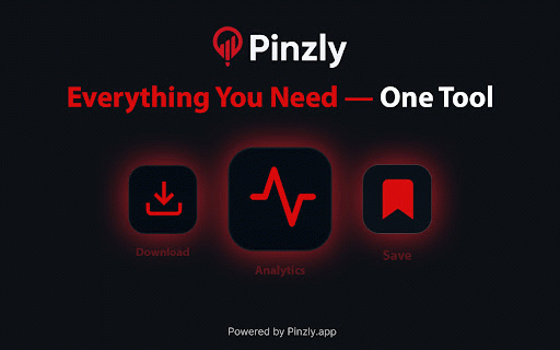 Pinterest Analytics & Tools - Pinzly :: Professional Pinterest analytics tool for Chrome—unlock hidden metrics, analyze pins, track trends, and improve performance.