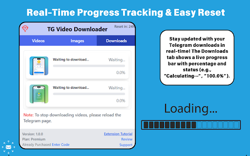 Premium Telegram Video Downloader - Download videos :: Download Telegram videos fast from channels, chats, and groups. No signups needed—just click and download!