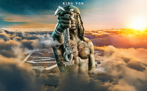 King Von 4K Ultra HD 15 Wallpaper :: Short Description:Explore iconic King Von moments in stunning 4KUltra HD with 15 powerful wallpapers full of street energy and style