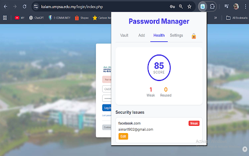 Local Password Manager :: Secure local password manager