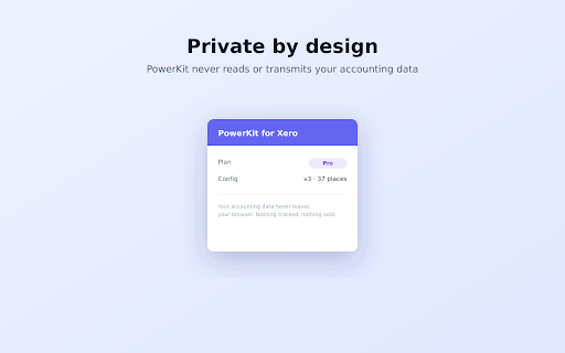 PowerKit for Xero — Shortcuts & Power Tools :: Command palette, instant org switching, keyboard shortcuts and power tools for Xero. Built for bookkeepers and accountants.
