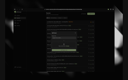 Real-Debrid Manager :: Real-Debrid browser extension for link unrestriction and torrent management