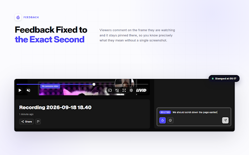 Livid Recorder :: Record your screen, a window or a tab with your camera and microphone, download locally or upload to Livid.
