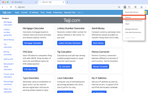 Bookmarks Button :: Opens Bookmarks tab in single click from toolbar and context menu. Options available to change icon, use custom icon, etc