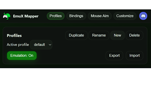 EmuX - Virtual Xbox Controller For Cloud Gaming :: EmuX emulates an Xbox controller for Xbox Cloud Gaming, letting you map keyboard and mouse inputs.