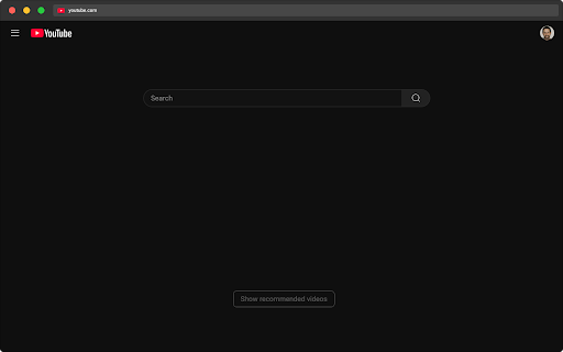 Simplify YouTube :: Reduces YouTube interface to the bare minimum