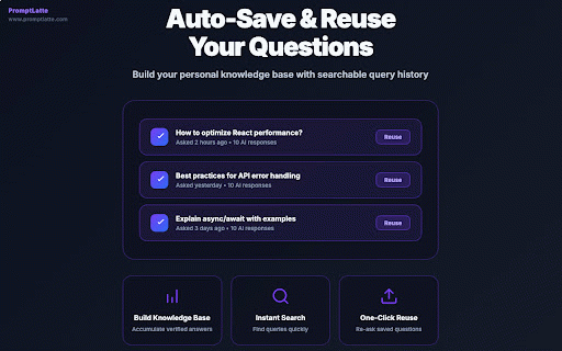PromptLatte: 1 Click, Compare 10+ AI Answers :: 1 Click, Compare 10+ AI Answers