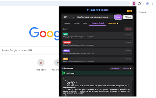 Fast API Tester :: Lightweight API tester with history