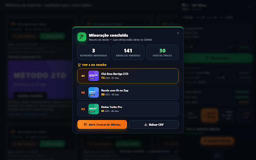MP Miner :: Organize, ranqueie e exporte os anúncios que você pesquisa na biblioteca pública e encontre a publicação original de cada um.