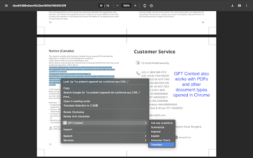GPT Context - Use ChatGPT To Chat With Any Webpages :: GPT Context – A ChatGPT Chrome Extension