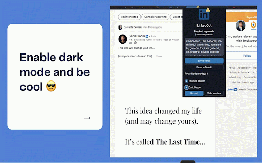LinkedOut :: Tired of 'I'm honored to announce...'? LinkedOut filters the fluff so you don’t have to.