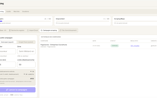 UXomnia Lead Collector :: Collecte cumulative de prospects et remontée dans le CRM UXomnia.