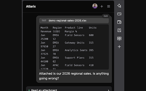 Atlarix :: Drives the browser you are already signed into.